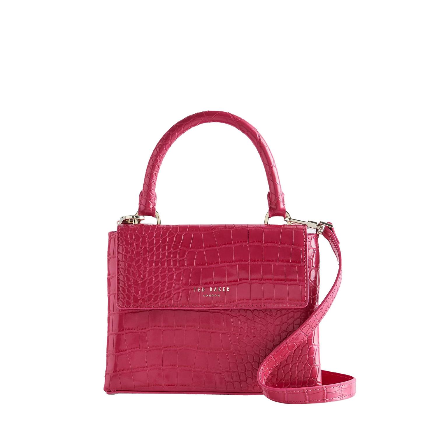 Ted Baker Aynaya Imitation Croc Top Handle Small Bag